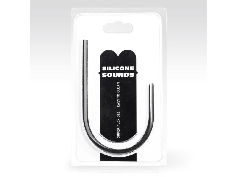 ALL BLACK - 8MM URETHRAL PROBE SILICONE