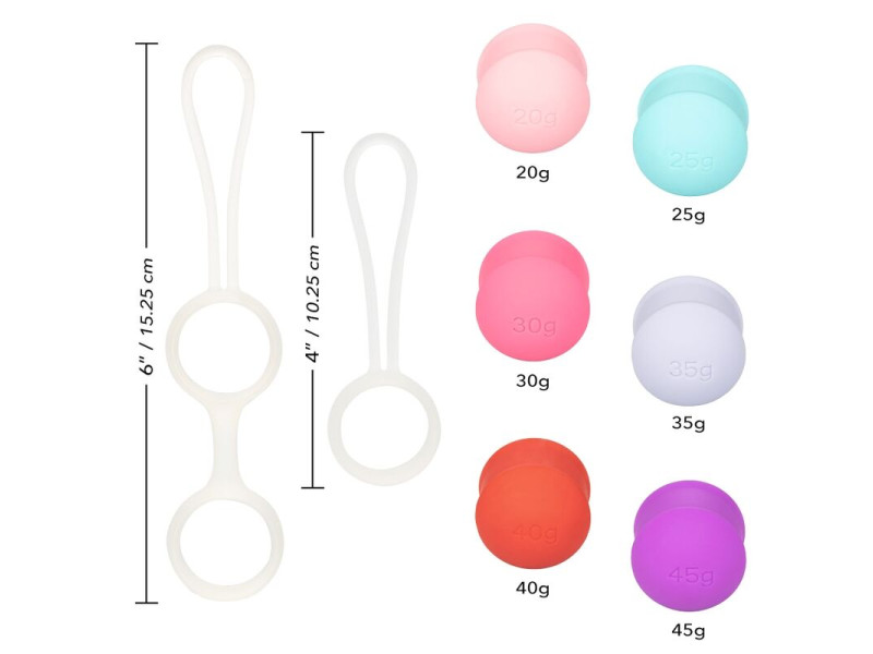 CALEXOTICS - SHE-OLOGY SET BOLAS KEGEL INTERCAMBIABLES