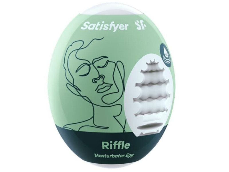 SATISFYER - RIFFLE MASTURBATOR EGG