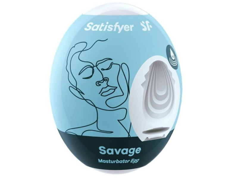 SATISFYER - SAVAGE MASTURBATOR EGG