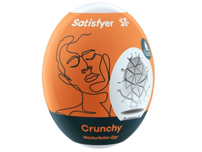 SATISFYER - CRUNCHY MASTURBATOR EGG