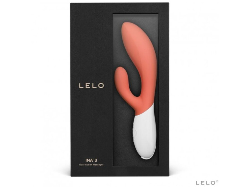 LELO - INA 3 LUXURY CORAL RABBIT VIBRATOR