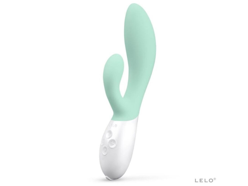 LELO - INA 3 GREEN RABBIT VIBRATOR LUXURY SEAWEED