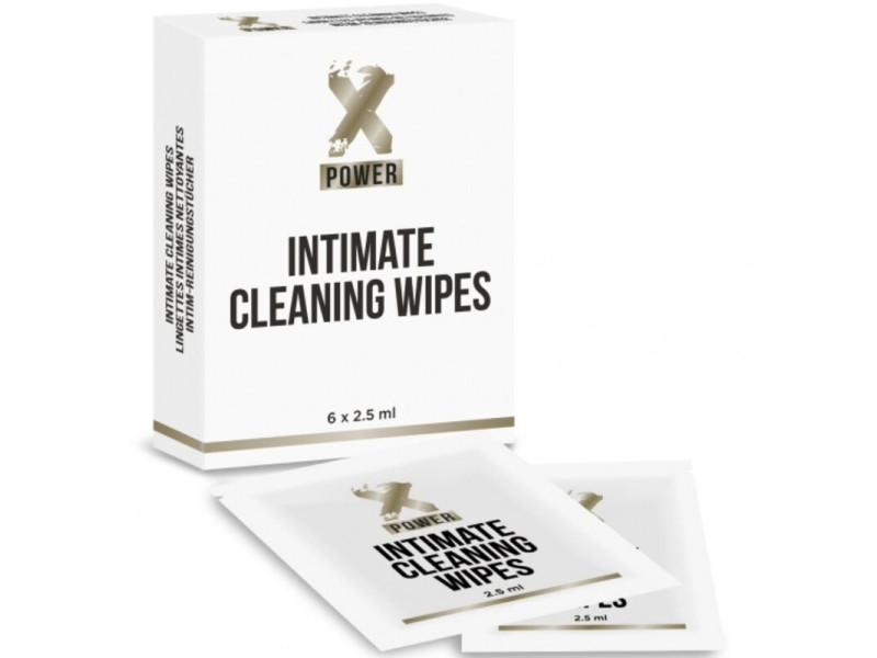 XPOWER - INTIMATE CLEANING WIPES 6 UNITS