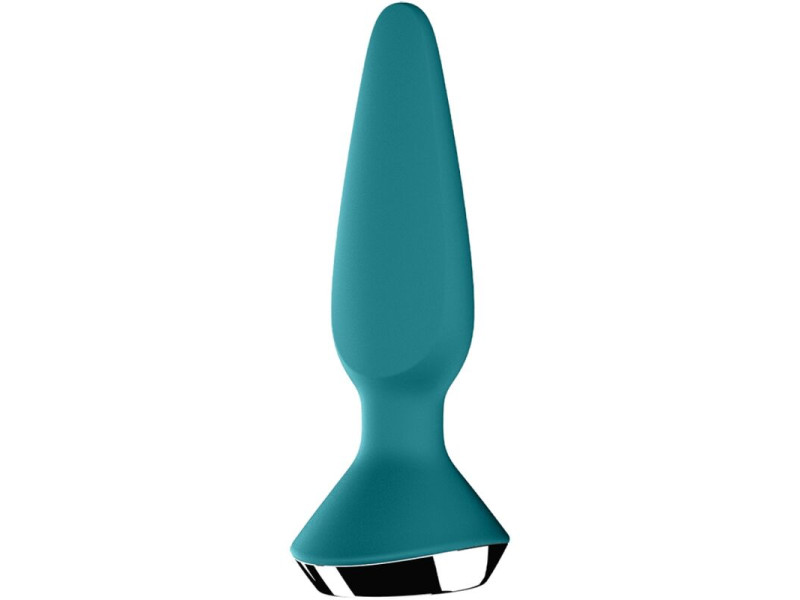 SATISFYER - PLUG ILICIOUS 1 PLUG VIBRATOR GREEN