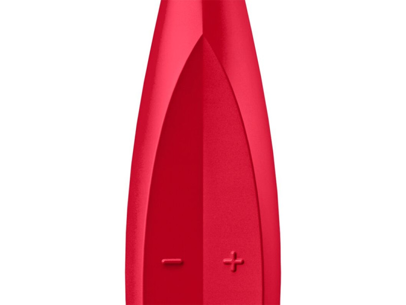 SATISFYER - TWIRLING FUN TIP VIBRATOR RED