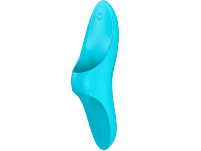 SATISFYER - TEASER FINGER VIBRATOR BLUE LIGHT