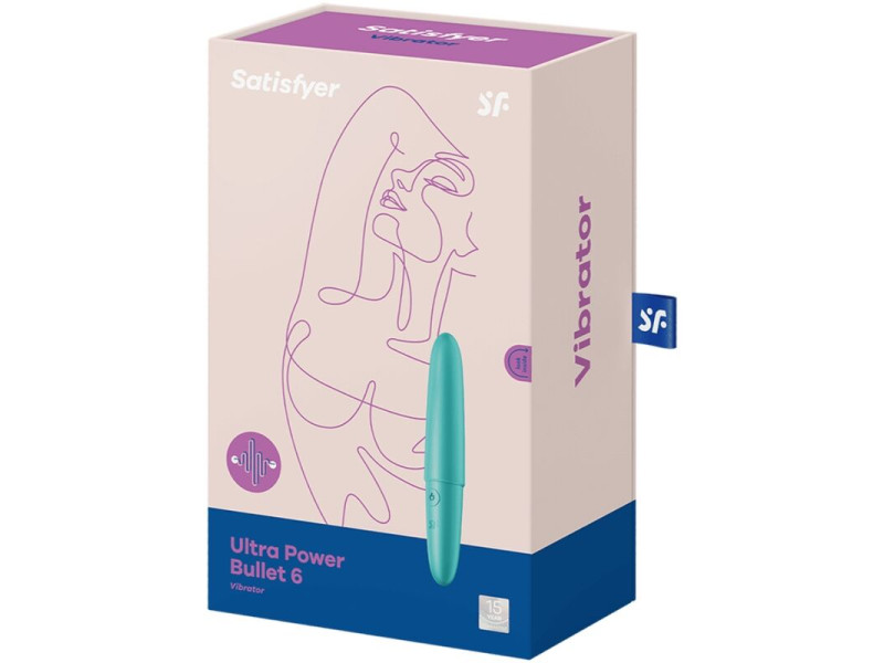 SATISFYER - ULTRA POWER BULLET 6 TURQUOISE