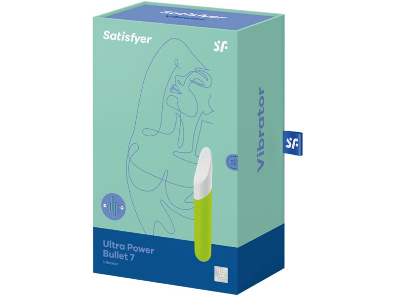 SATISFYER - ULTRA POWER BULLET 7 GREEN