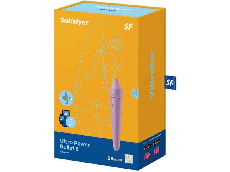 SATISFYER - ULTRA POWER BULLET 8 LILAC