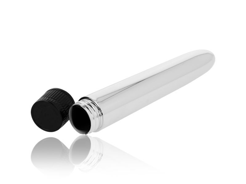 OHMAMA - CLASSIC SILVER VIBRATOR 17.5 CM