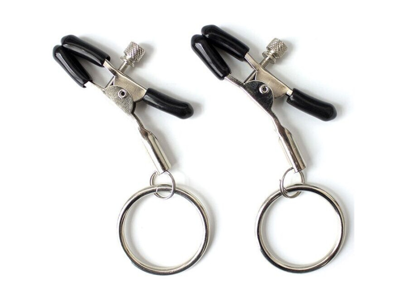 OHMAMA FETISH - NIPPLE CLAMPS WITH RINGS