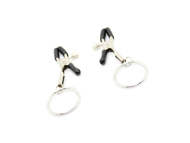 OHMAMA FETISH - NIPPLE CLAMPS WITH RINGS