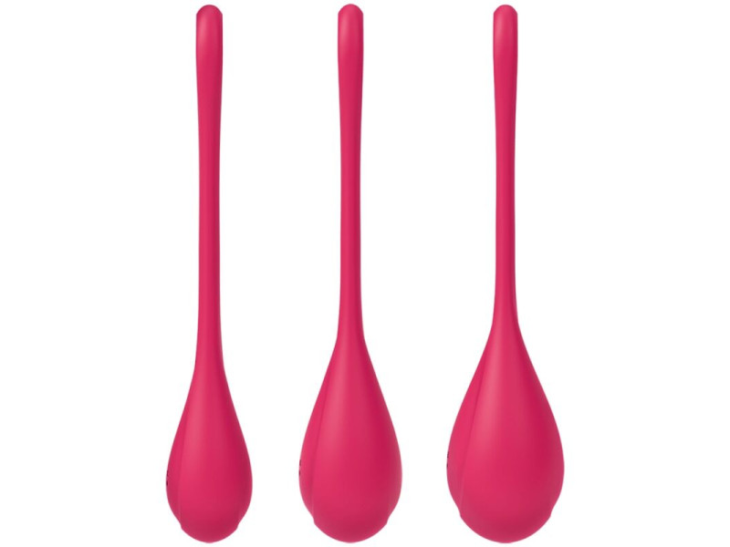 SATISFYER - YONI POWER 1 TRAINING SET RED