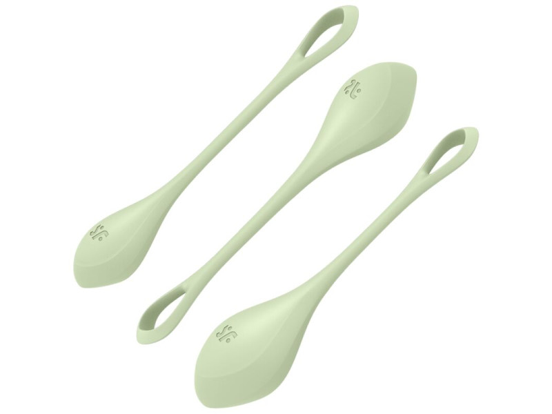 SATISFYER - YONI POWER 2 TRAINING SET GREEN