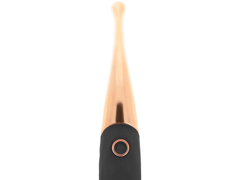 OHMAMA - RECHARGEABLE CLITORIS STIMULATOR 36 MODES BLACK-PINKGOLD