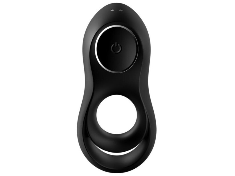 SATISFYER - LEGENDARY DUO RING VIBRATOR BLACK