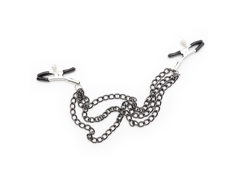 OHMAMA FETISH - NIPPLE Clamps WITH BLACK CHAINS