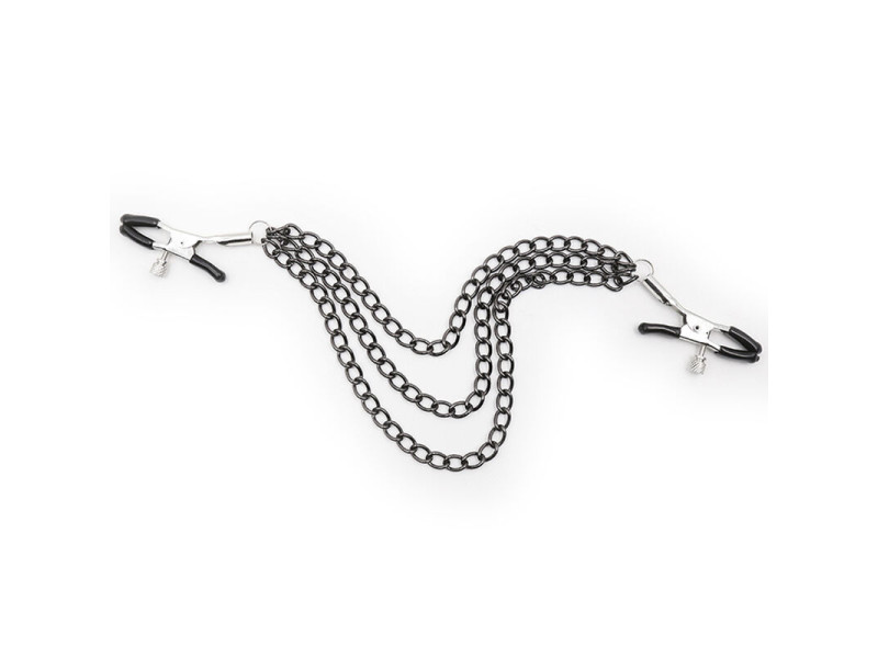 OHMAMA FETISH - NIPPLE Clamps WITH BLACK CHAINS