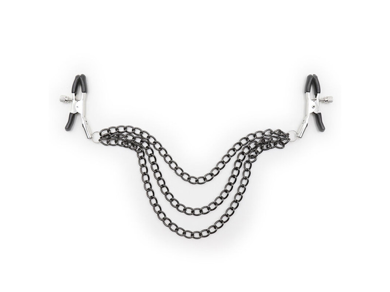 OHMAMA FETISH - NIPPLE Clamps WITH BLACK CHAINS