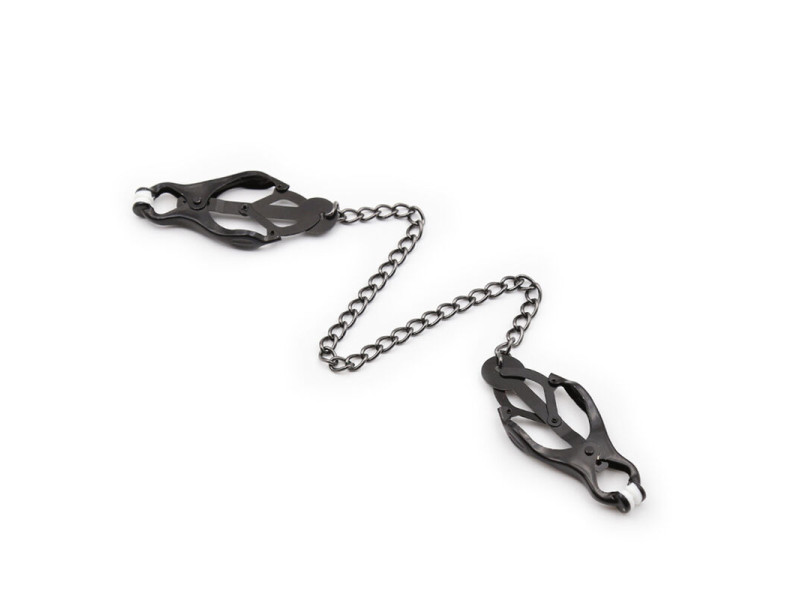 OHMAMA FETISH - JAPANESE NIPPLE Clamps WITH BLACK CHAIN