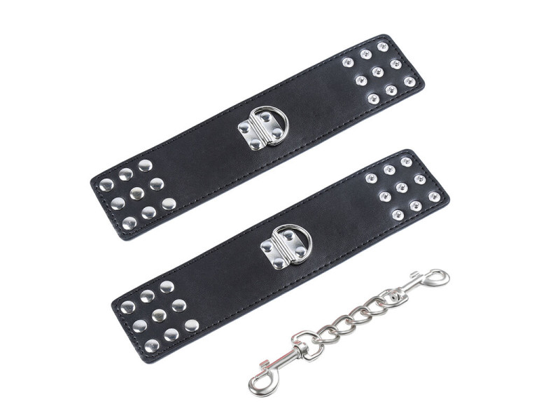 OHMAMA FETISH - WRIST RESTRAINTS SNAP FASTEN METAL