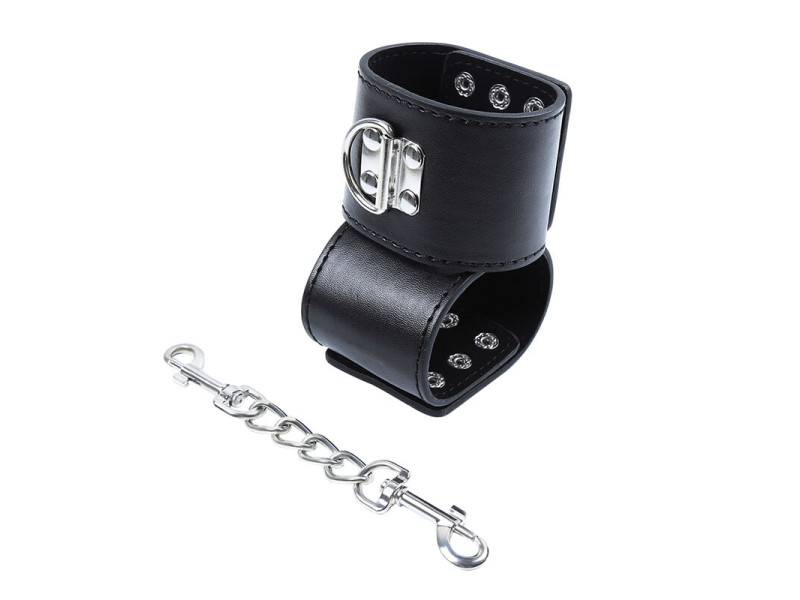 OHMAMA FETISH - WRIST RESTRAINTS SNAP FASTEN METAL