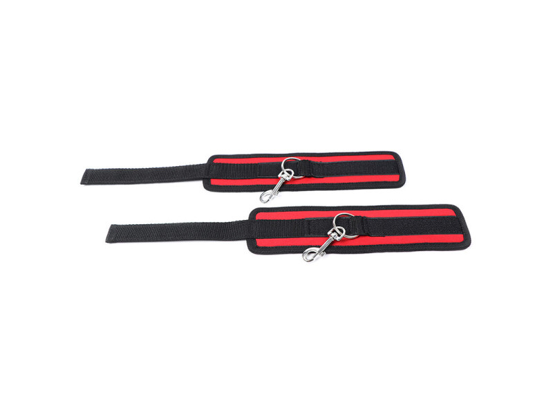 OHMAMA FETISH NYLON BIND HOOK AND LOOP WRIST RESTRAINTS