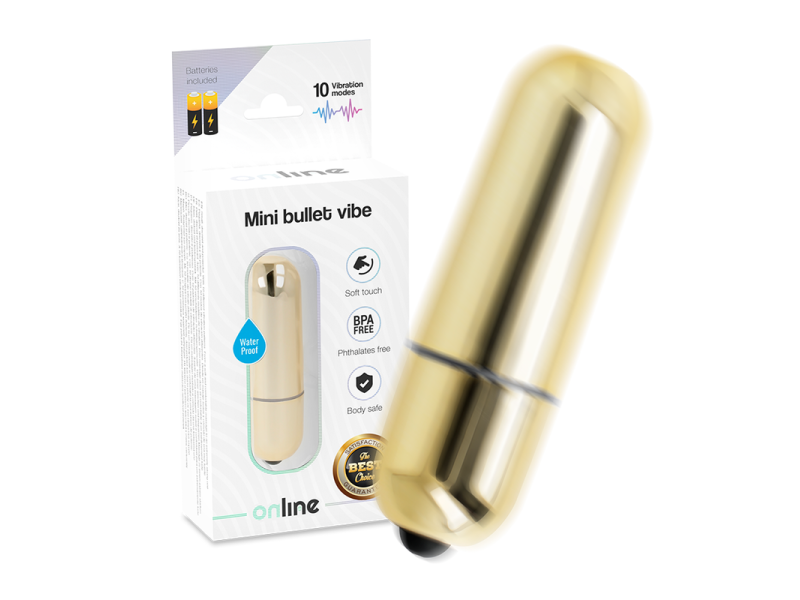 ONLINE - MINI BULLET VIBE GOLDEN