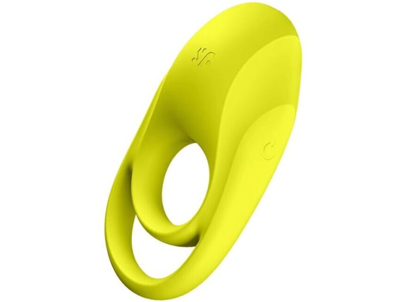 SATISFYER - SPECTACULAR DUO RING VIBRATOR YELLOW
