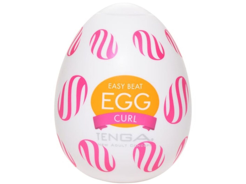 TENGA - CURL EGG MASTURBATOR