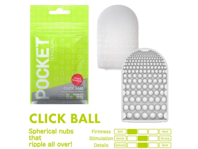 TENGA - CLICK BALL MASTURBATOR POCKET