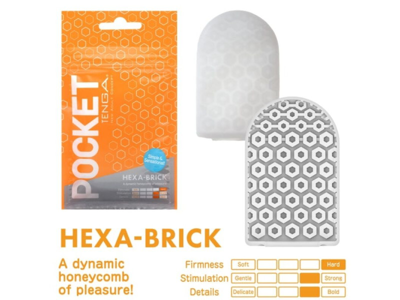 TENGA - HEXA BRICK MASTURBATOR POCKET