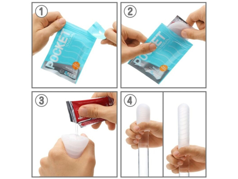 TENGA - HEXA BRICK MASTURBATOR POCKET