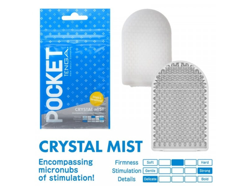 TENGA - CRYSTAL MIST POCKET MASTURBADOR