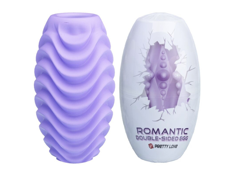 PRETTY LOVE - DOUBLE SIDED LILAC MASTURBATOR EGG