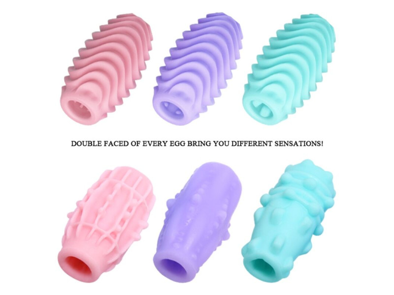 PRETTY LOVE - DOUBLE SIDED MASTURBATOR EGG 15 UNITS