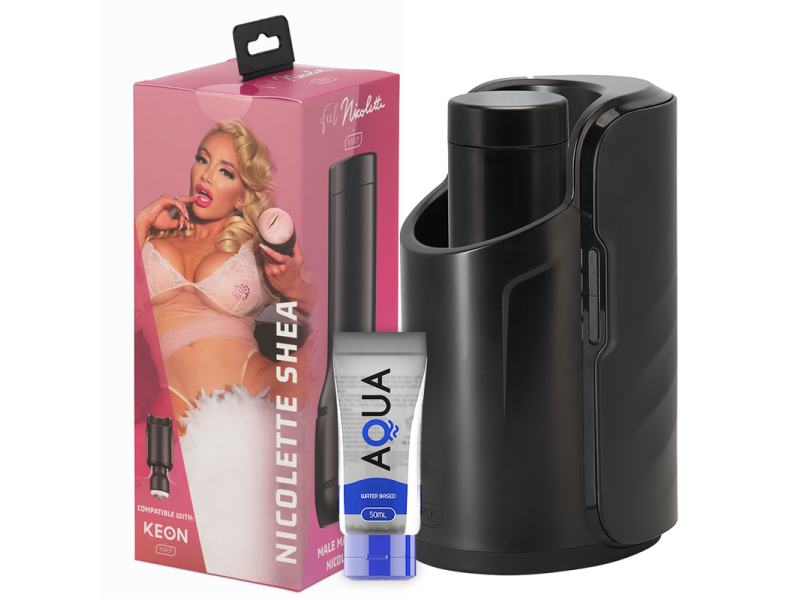 KIIROO - KEON + FEEL NICOLETTE SHEA STROKER + AQUA QUALITY LUBRICANT 50 ML