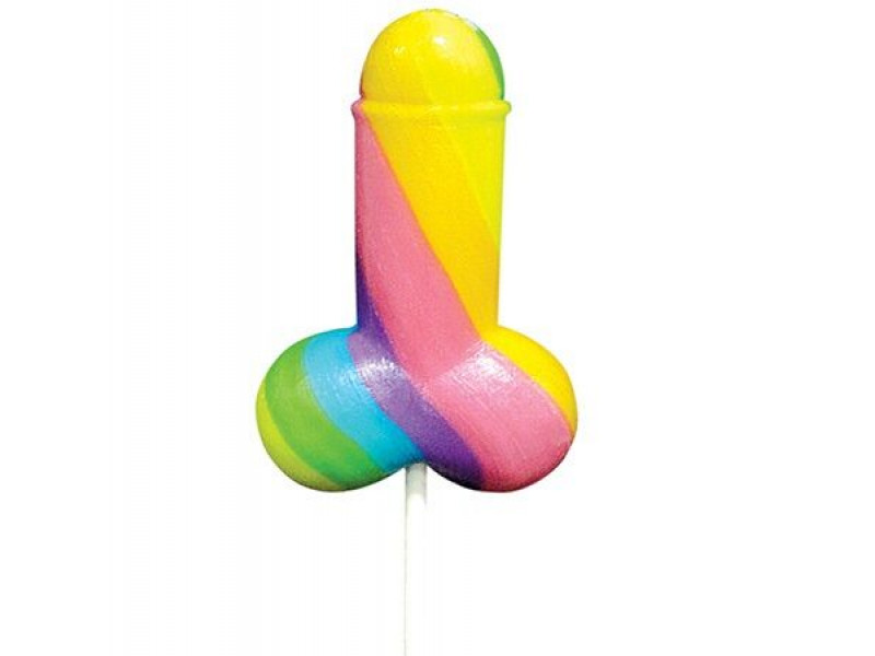 PRIDE - SPENCER & FLEETWOOD RAINBOW COCK LGBT LOLLIPOP