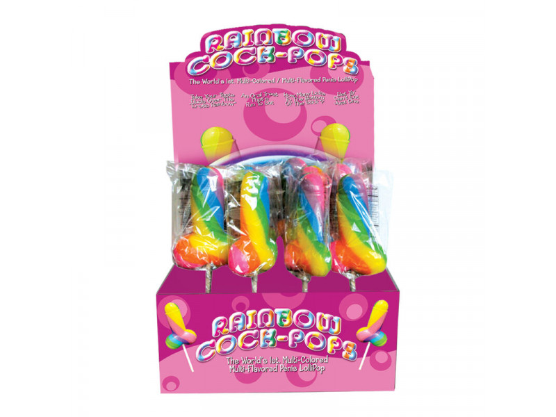 PRIDE - SPENCER & FLEETWOOD RAINBOW COCK LGBT LOLLIPOP