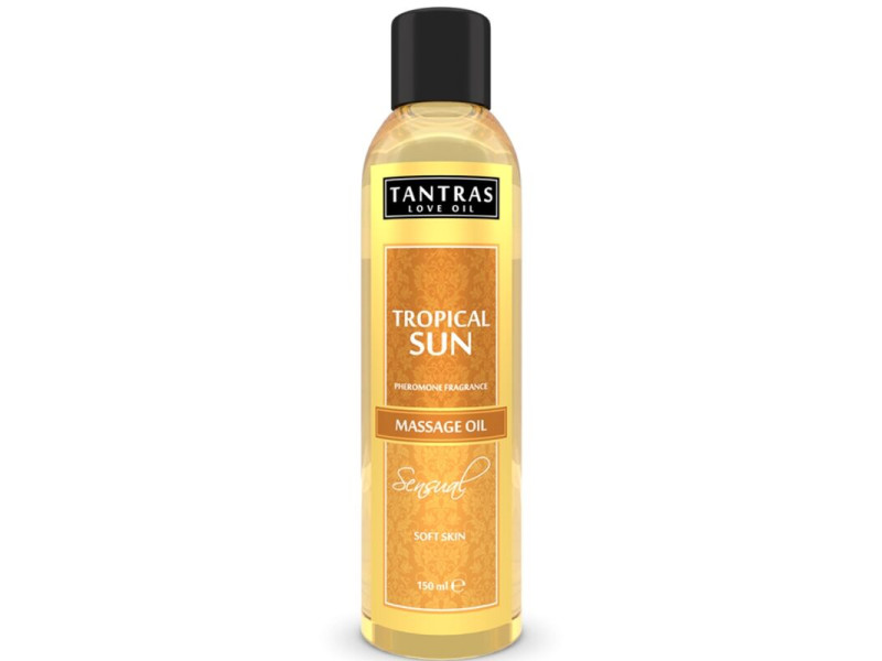 INTIMATELINE - TANTRAS LOVE OIL TROPICAL SUN MASSAGE OIL 150 ML