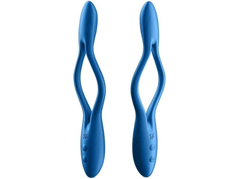 SATISFYER - ELASTIC GAME MULTI VIBRATOR BLUE