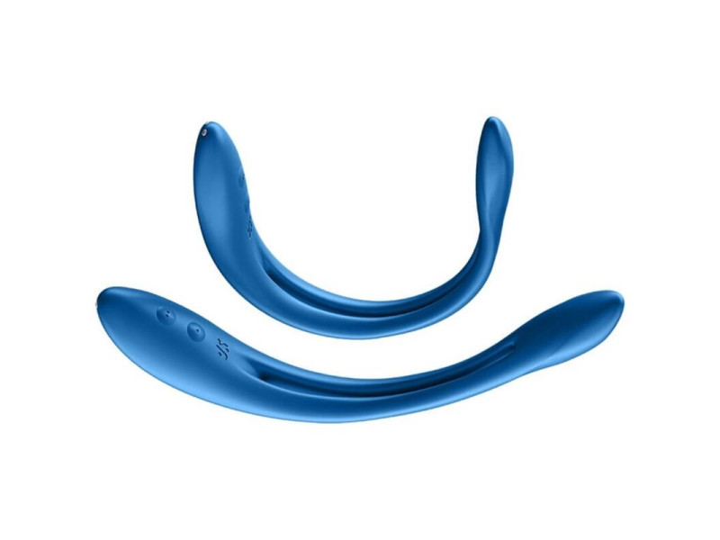 SATISFYER - ELASTIC GAME MULTI VIBRATOR BLUE
