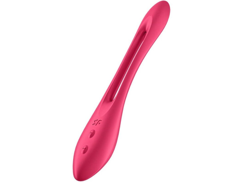 SATISFYER - ELASTIC JOY MULTI VIBRATOR RED
