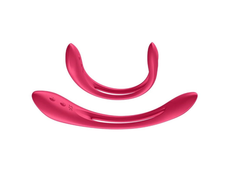SATISFYER - ELASTIC JOY MULTI VIBRATOR RED