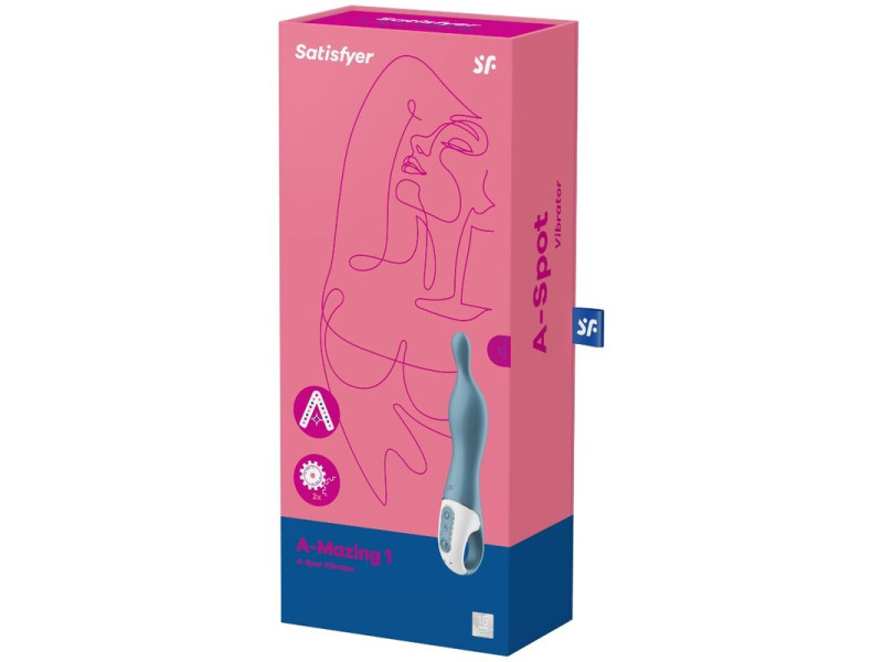 SATISFYER - AMAZING 1 ASPOT VIBRATOR BLUE