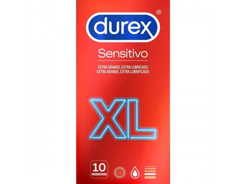 DUREX - SENSITIVE XL CONDOMS 10 UNITS