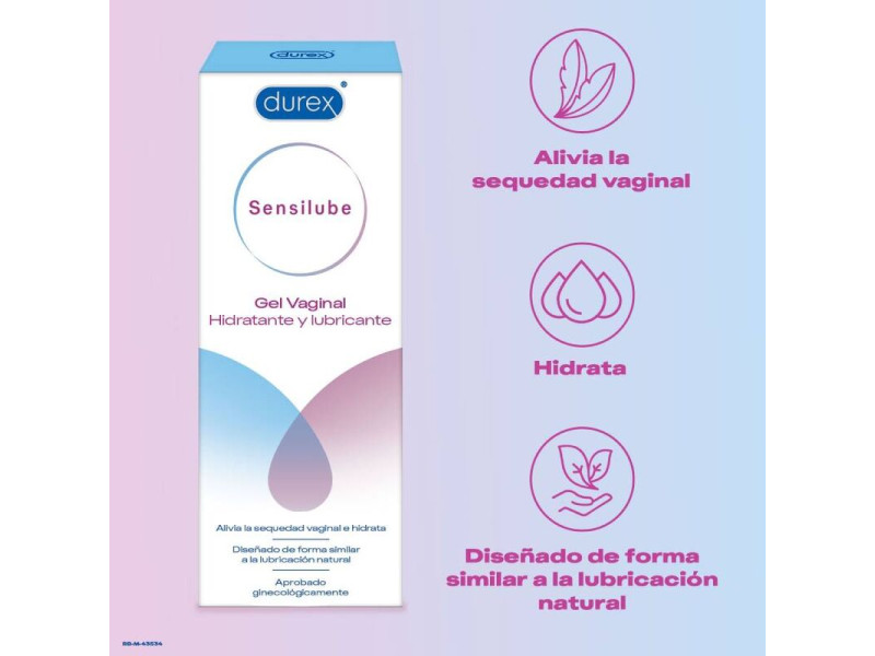 DUREX - SENSILUBE GEL MOISTURIZING LUBE 40 ML
