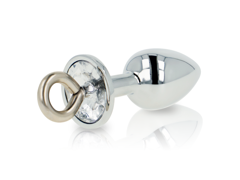 OHMAMA FETISH METAL BUTT PLUG WITH RING