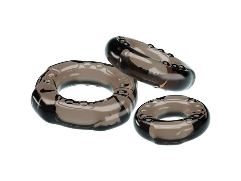 BAILE - COCK RINGS YVONNE SET 3 PENIS RINGS